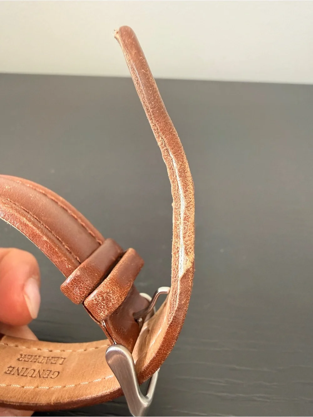 Swiss Military Brown Leather-Strap Men's Watch with Silver Case